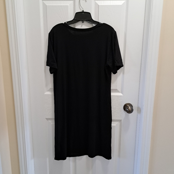 ❤️ BCBGeneration 2 Pack Dresses Black White Striped Solid Women's Medium Dresses - Picture 15 of 16